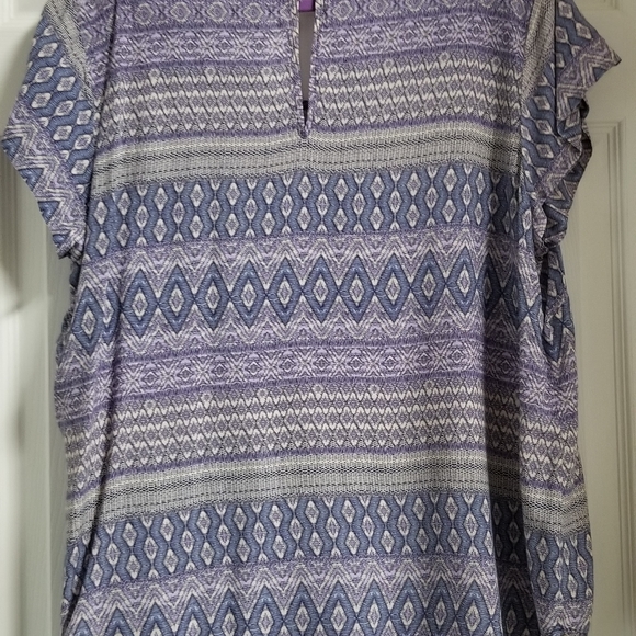 Adrienne Vittadini 2XL silky blouse - Picture 3 of 4